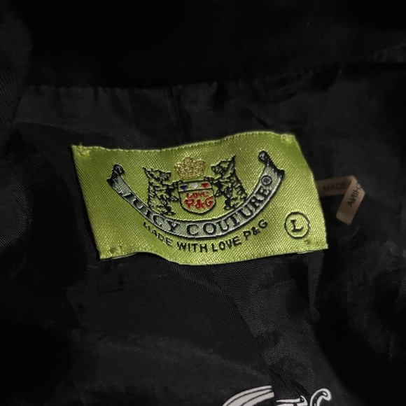 JUICY COUTURE Her Majesty Women’s Black Blazer100% Wool - Picture 9 of 13